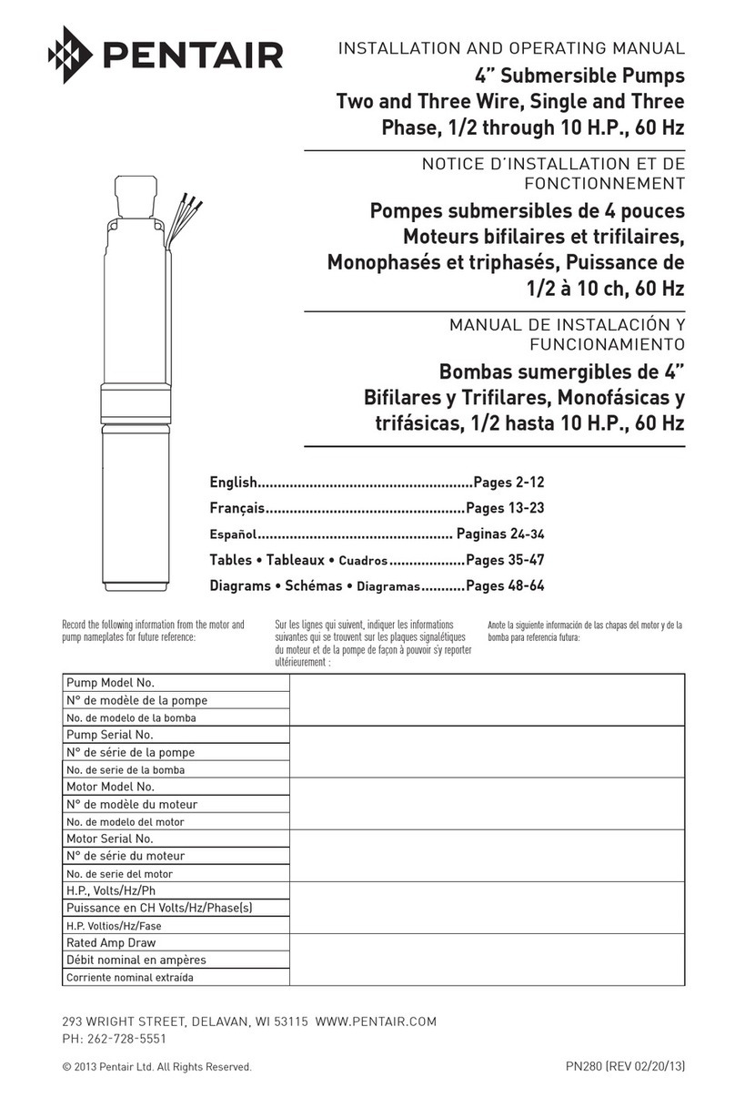 Pentair Sta-Rite S20P4JP10221 User manual