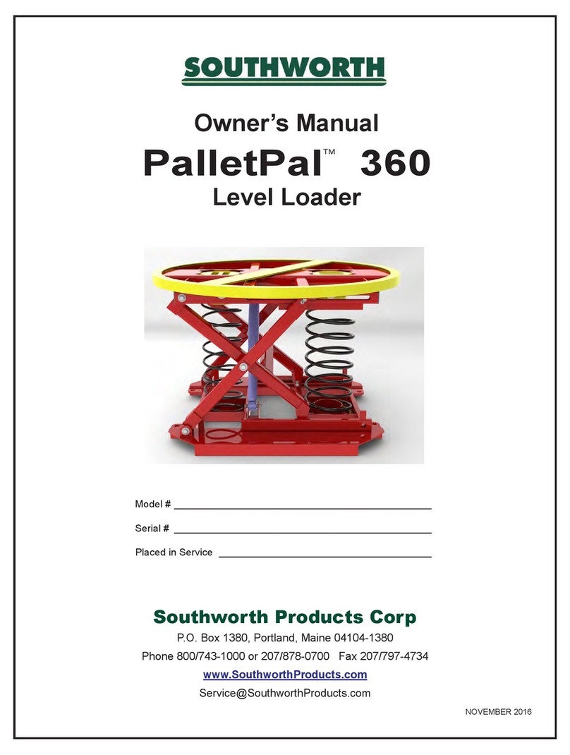 Southworth PalletPal 360 owner's manual