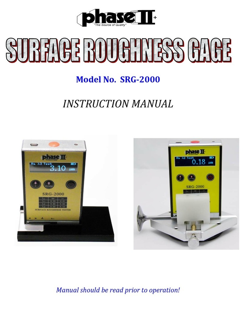 phase II+ SRG-2000 instruction manual