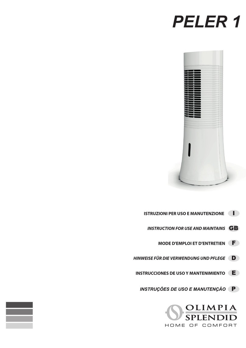Olimpia splendid PELER 1 Instructions for use and maintenance