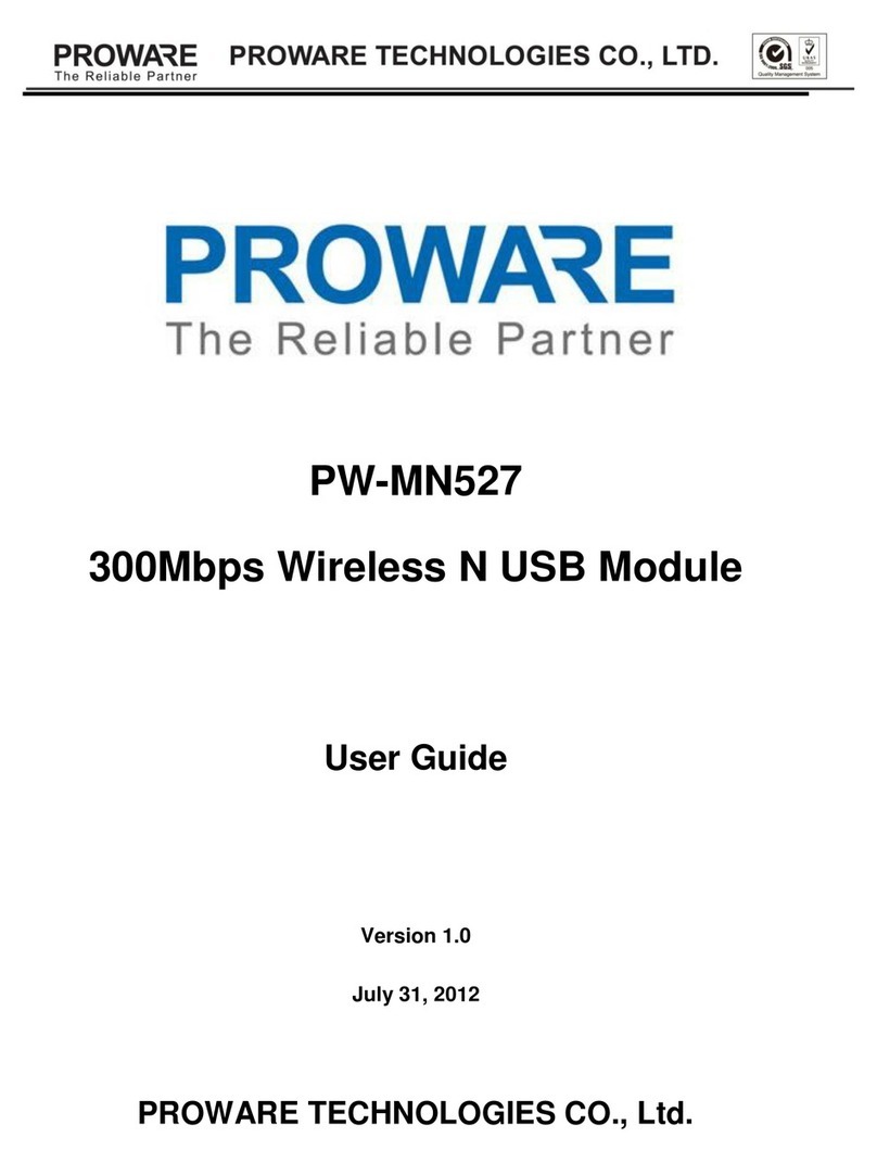 Proware PW-MN527 User manual