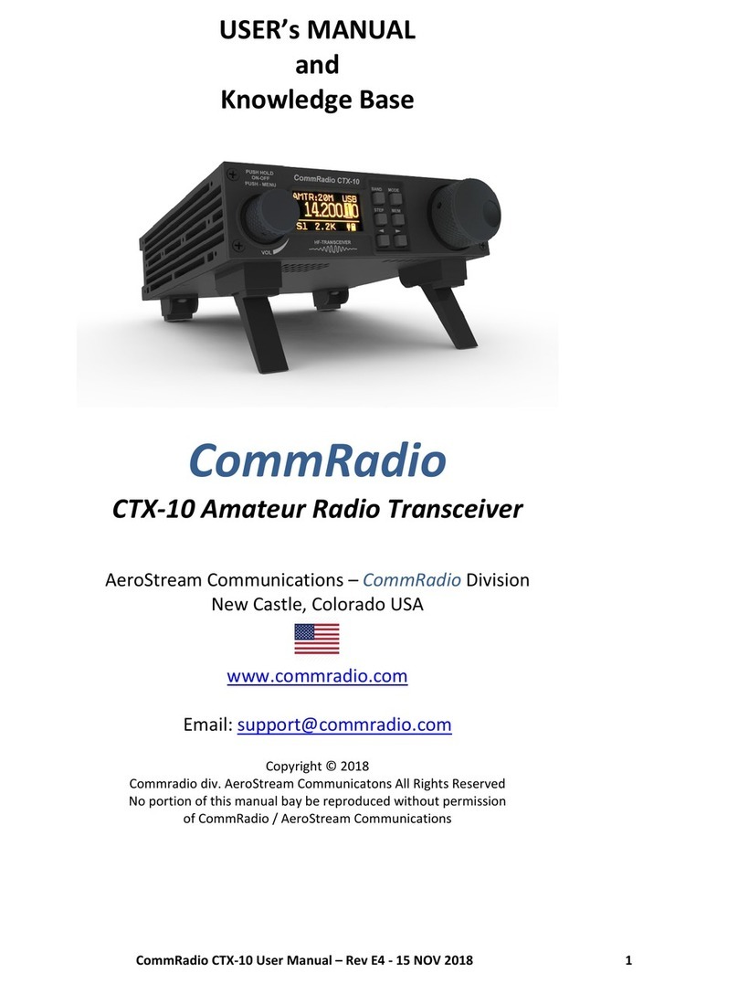 CommRadio CTX-10 User's Manual and Knowledge Base
