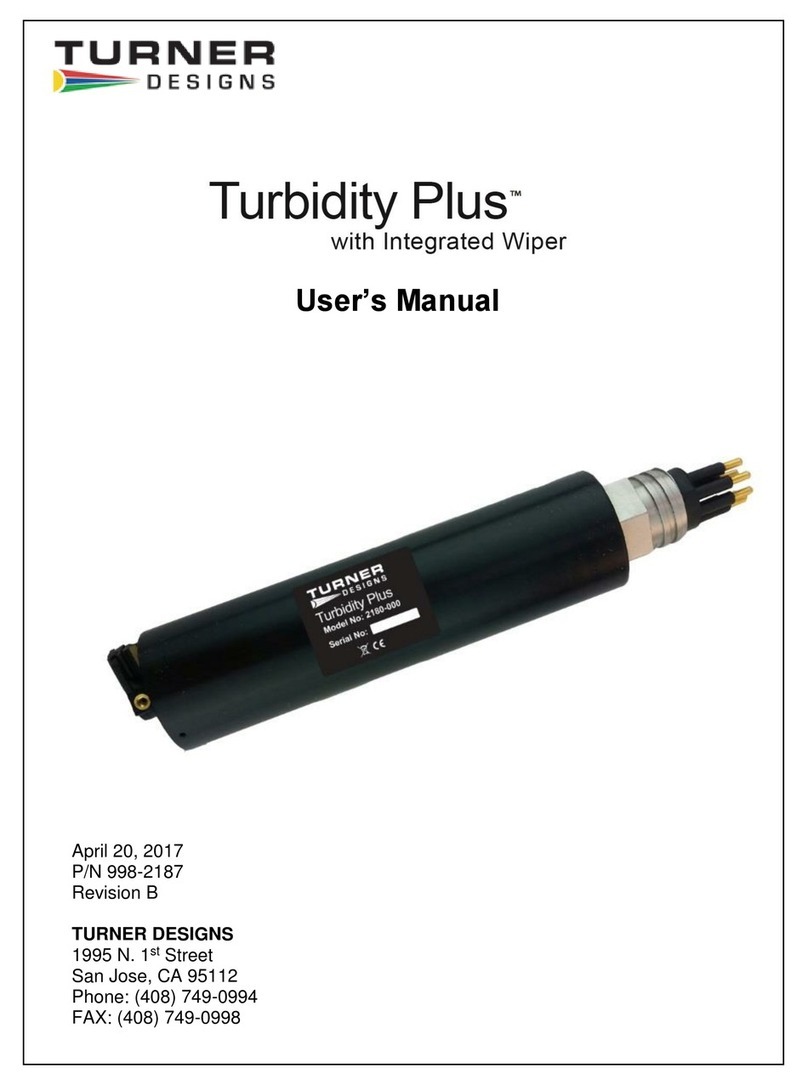 Turner Designs Turbidity Plus with Integrated Wiper user manual