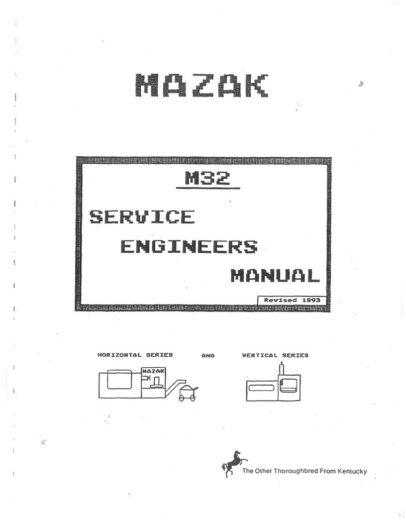 Mazak MAZATROL M32 Service engineer's manual