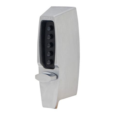 Kaba 7002 Series installation instructions