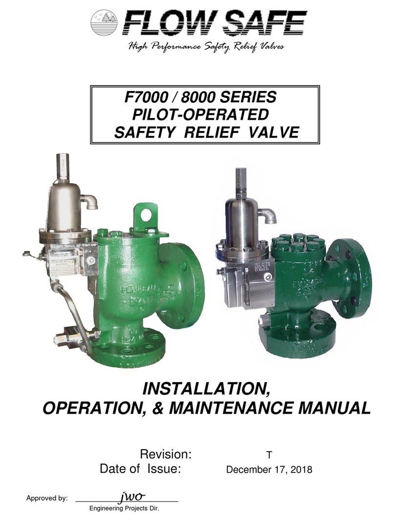 Flow Safe F7000 SERIES Instruction manual