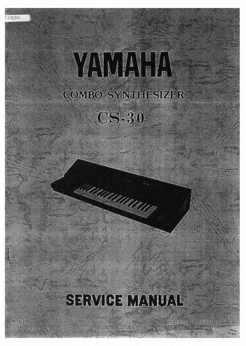 Yamaha CS-30 User manual