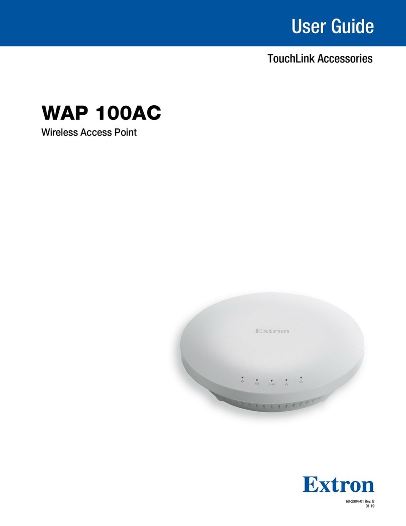 Extron electronics WAP 100AC User manual