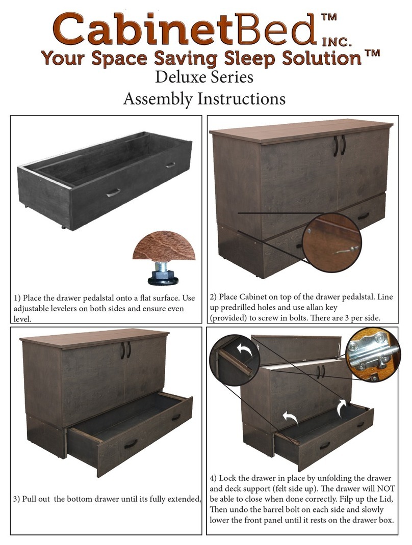 Cabinet Bed Deluxe Series Assembly instructions Cabinet Bed Deluxe Series Assembly instructions