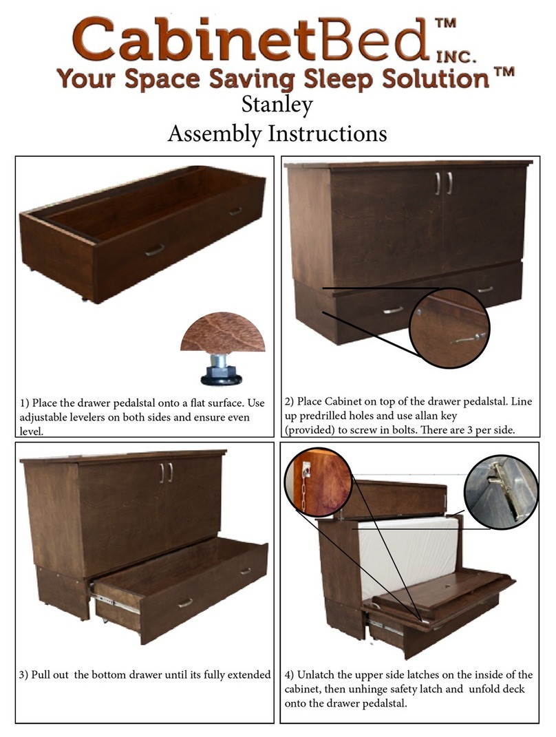 Cabinet Bed Stanley Assembly instructions