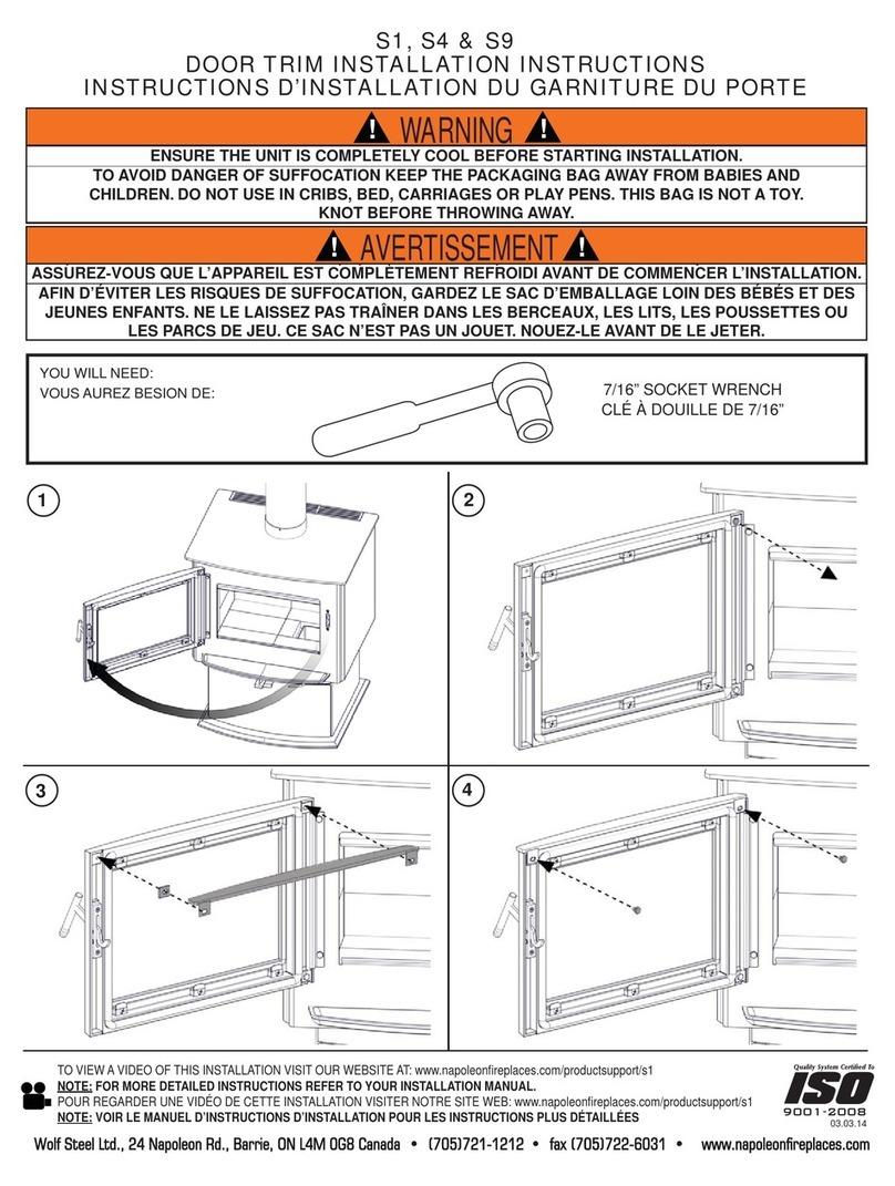 Napoleon S1 installation instructions