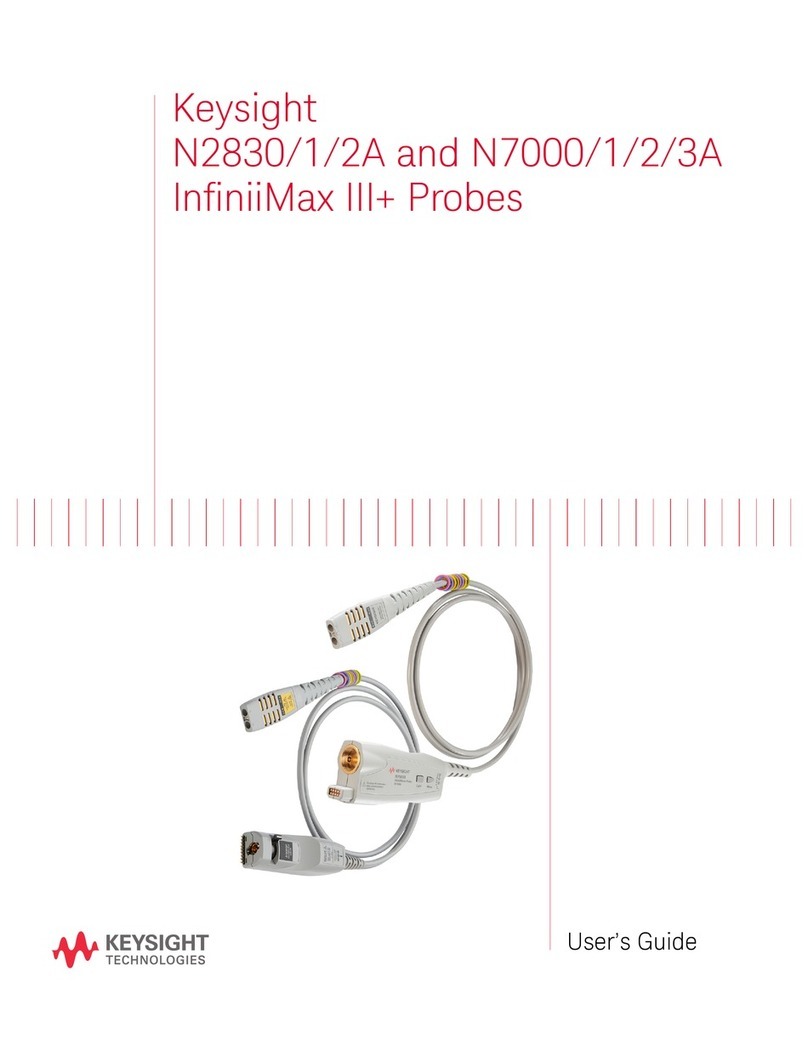 Keysight InfiniiMax III+ Series User manual
