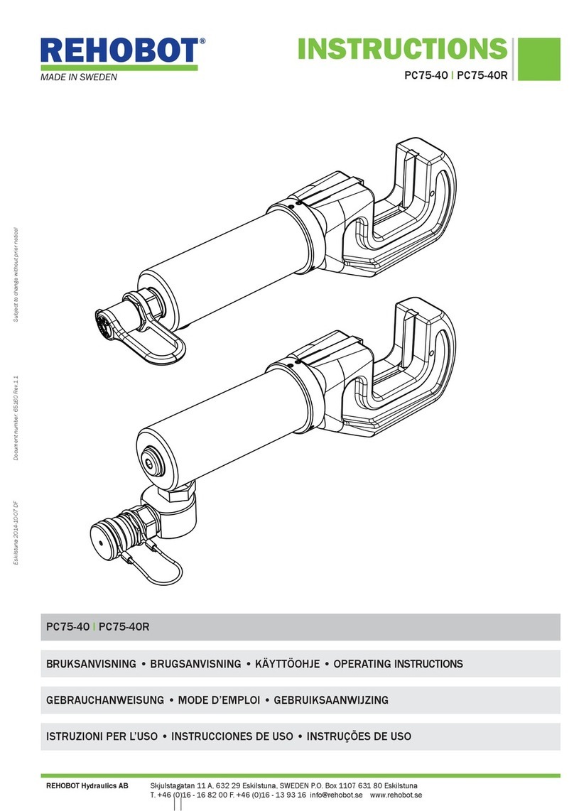 REHOBOT PC75-40 operating instructions