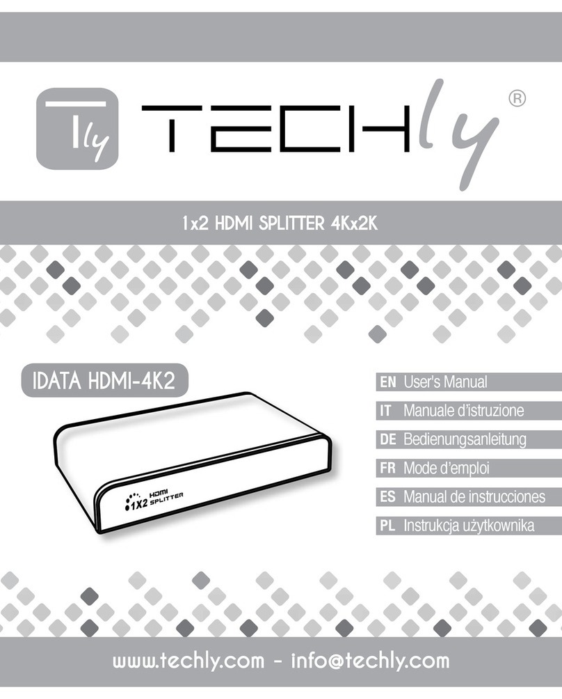 Techly IDATA HDMI-4K2 User manual