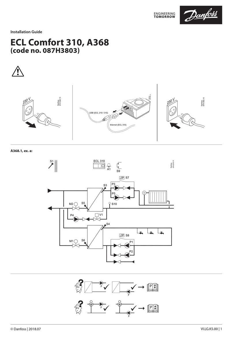 Danfoss 087H3803 installation guide