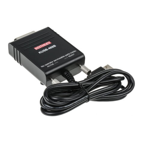 Keithley KUSB-488B quick start guide