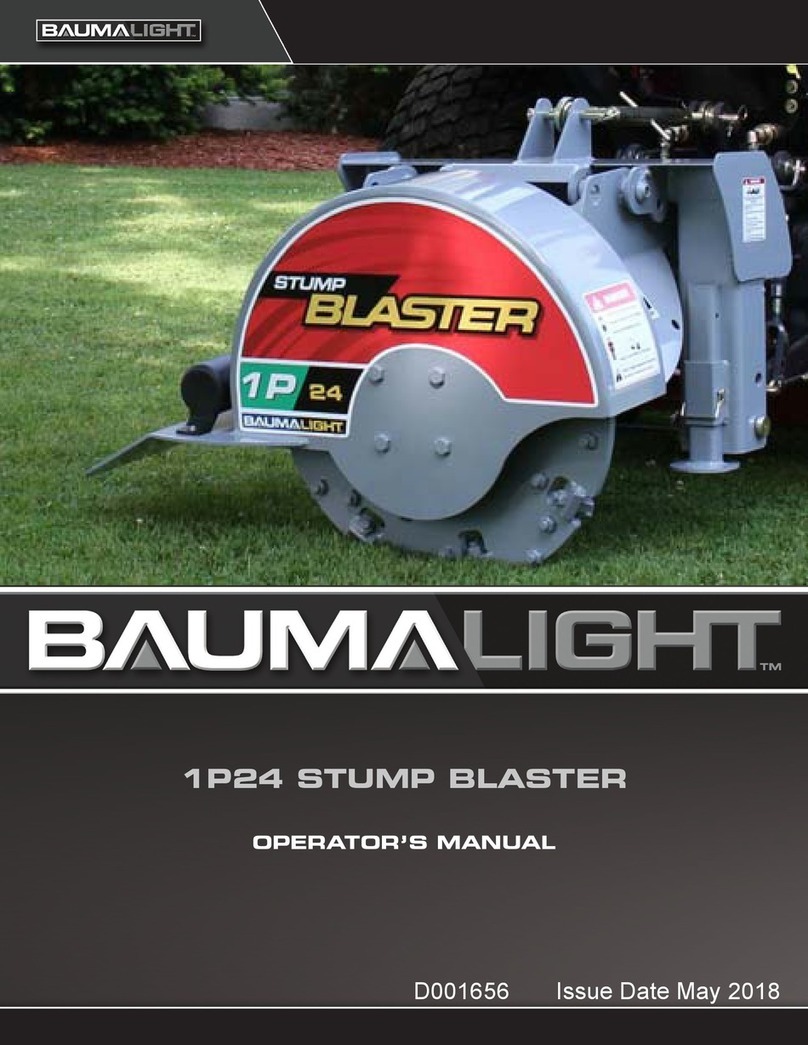 Baumalight STUMP BLASTER 1P24 Operator's manual