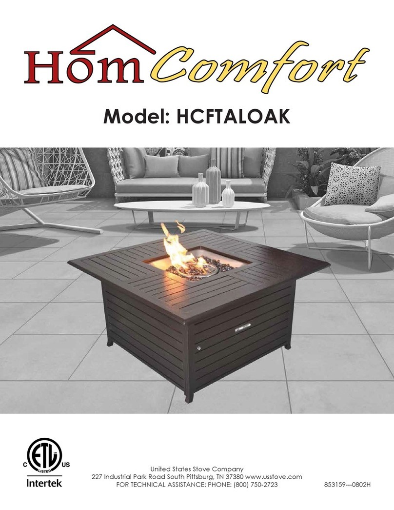 HomComfort HCFTALOAK manual
