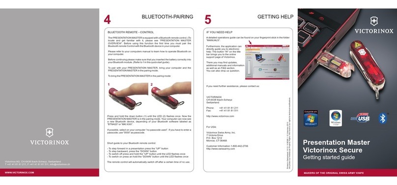 Victorinox PRESENTATION MASTER User manual