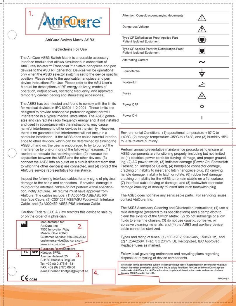 AtriCure ASB3 Instructions for use