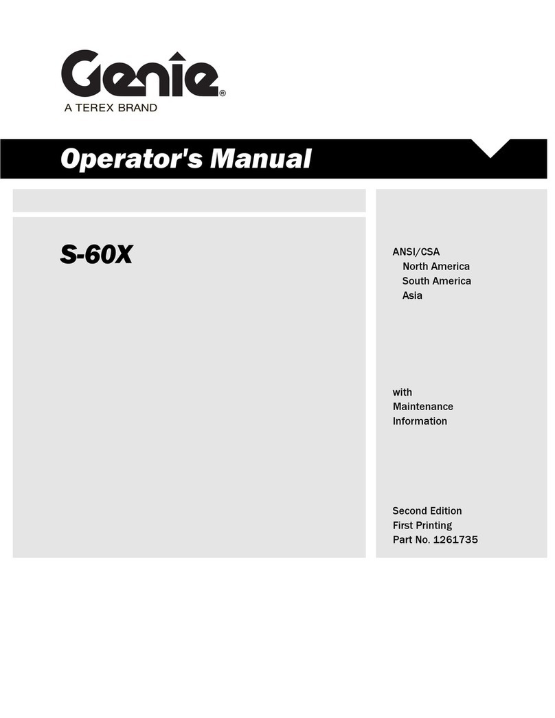 Genie S-60X User manual Genie S-60X User manual