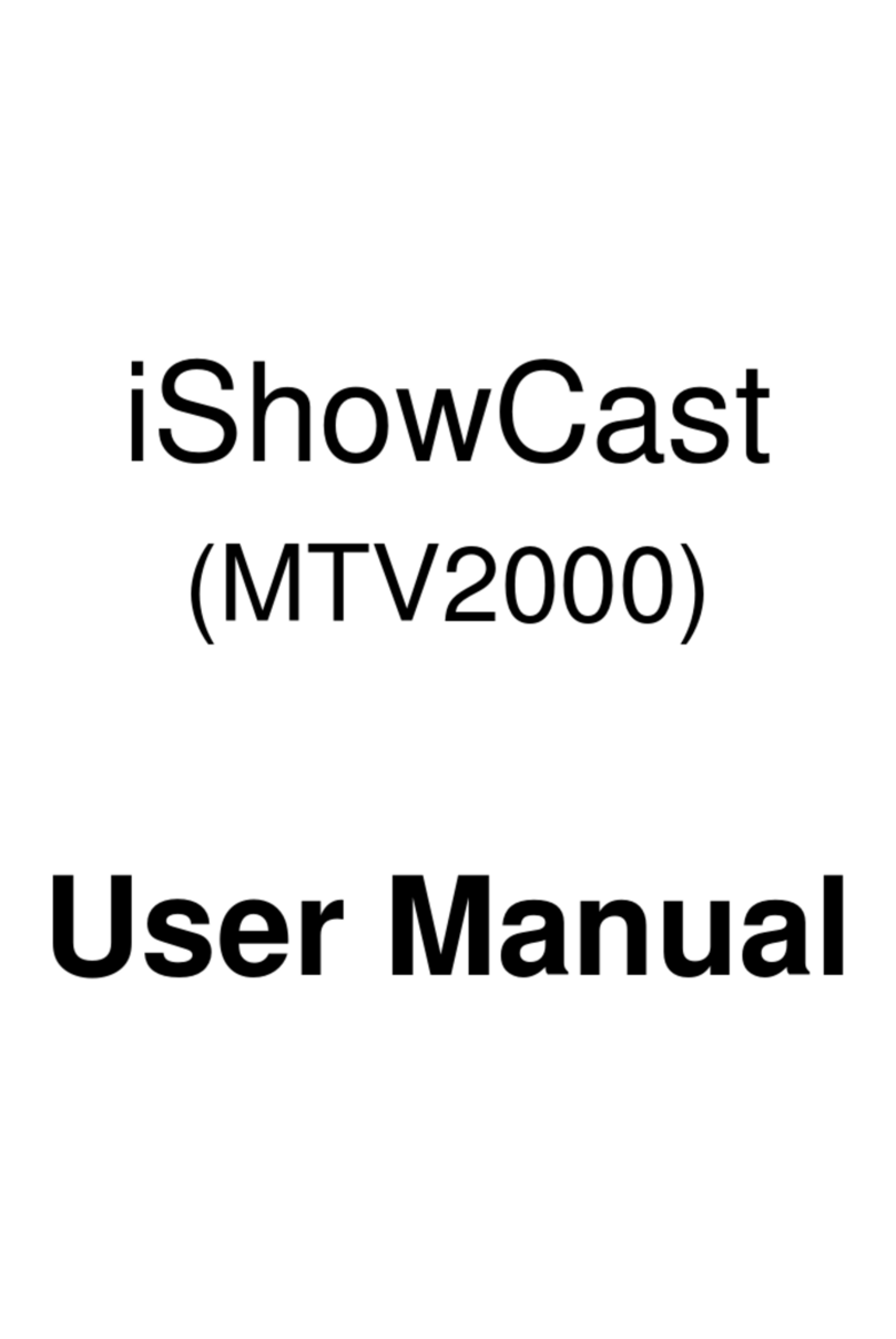 iCIRROUND iShowCast MTV2000 user manual