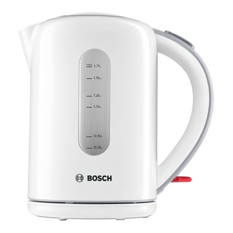 Bosch TWK7601IN instruction manual