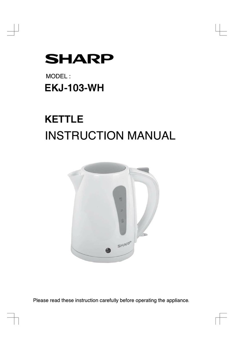 Sharp EKJ-103-WH instruction manual
