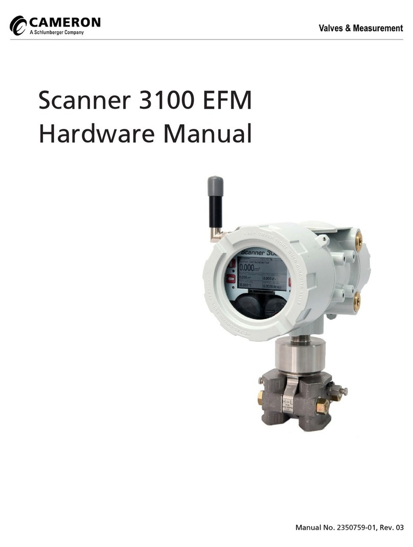 Cameron Scanner 3100 EFM User manual Cameron Scanner 3100 EFM User manual