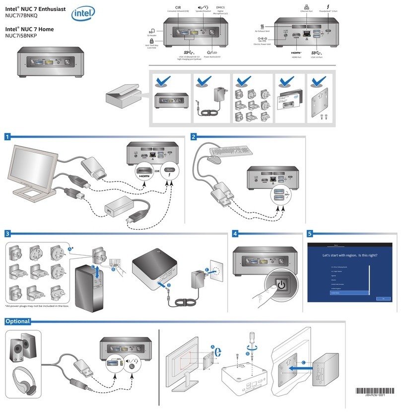 Intel NUC 7 HOME User manual