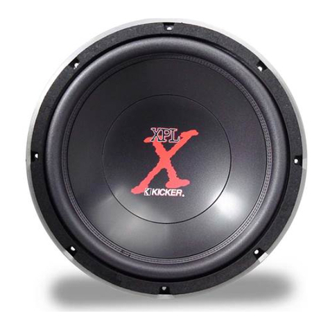 Kicker XPL C-SERIES User manual