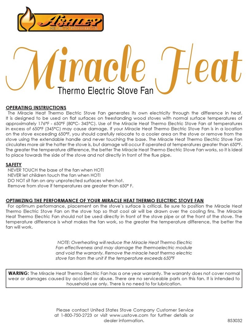 Ashley Miracle Heat operating instructions