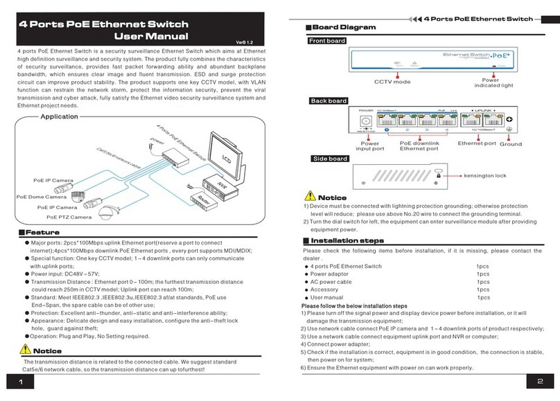 Uplink JAR-SW04-P60 user manual