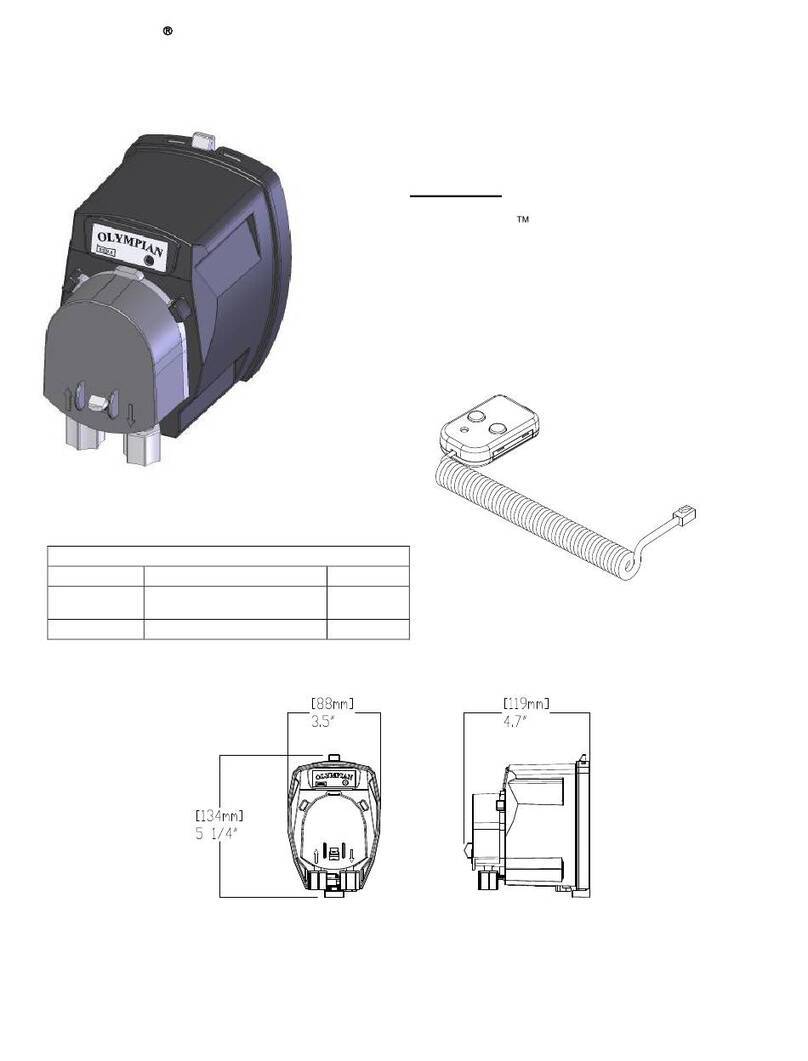 DEMA Olympian O-RDV manual
