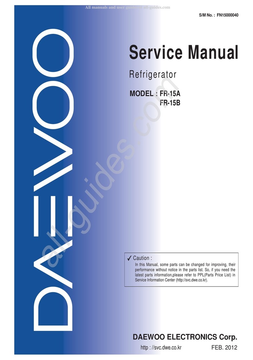 DAEWOO ELECTRONICS fr-15a Service manual