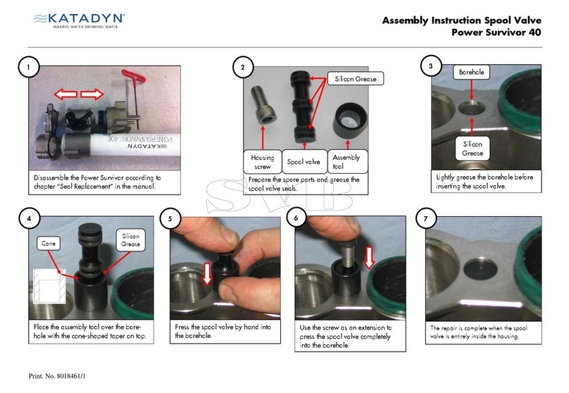 Katadyn Power Survivor 40 Assembly instruction Katadyn Power Survivor 40 Assembly instruction