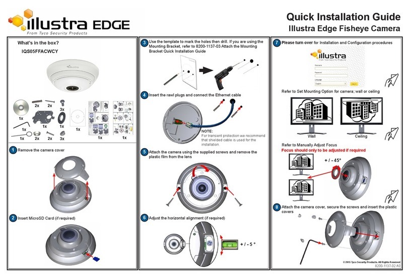 Illustra Edge IQS05FFACWCY Quick installation guide