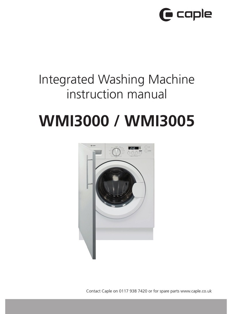 Caple WMI3000 User manual Caple WMI3000 User manual