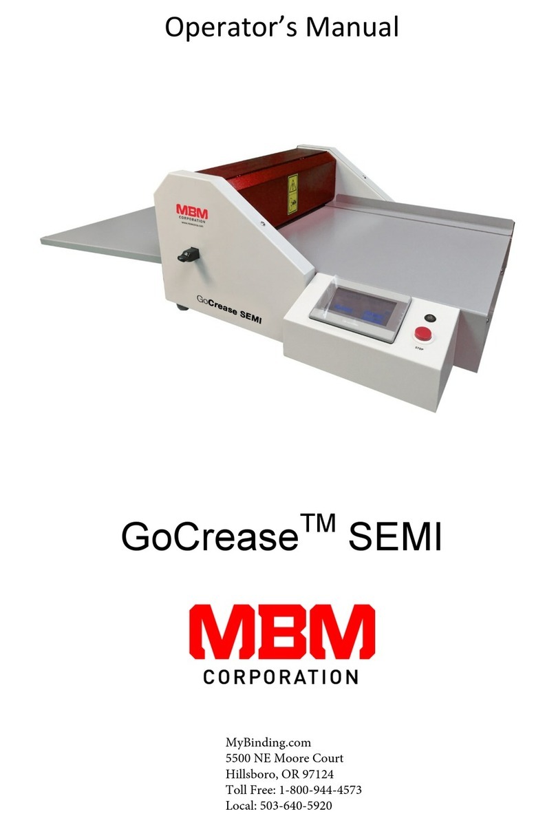 MBM GoCrease SEMI Operator's manual