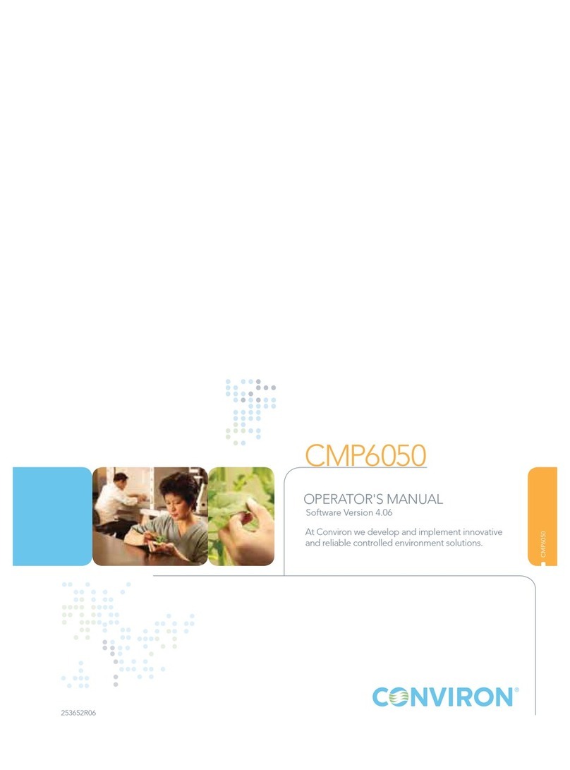 Conviron CMP6050 Operator's manual Conviron CMP6050 Operator's manual