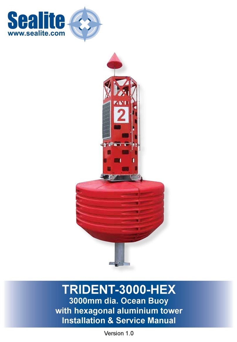 Sealite TRIDENT-3000-HEX Installation and service manual
