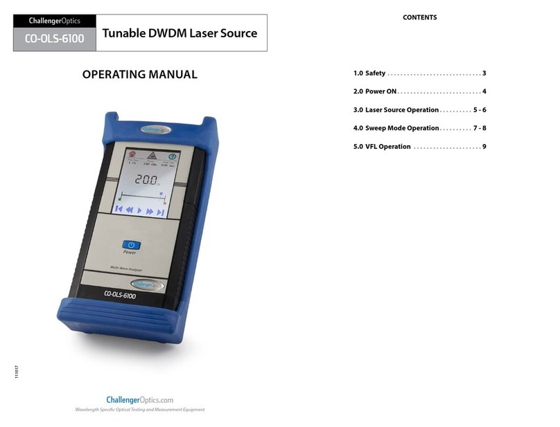 Challenger Optics CO-OLS-6100 User manual