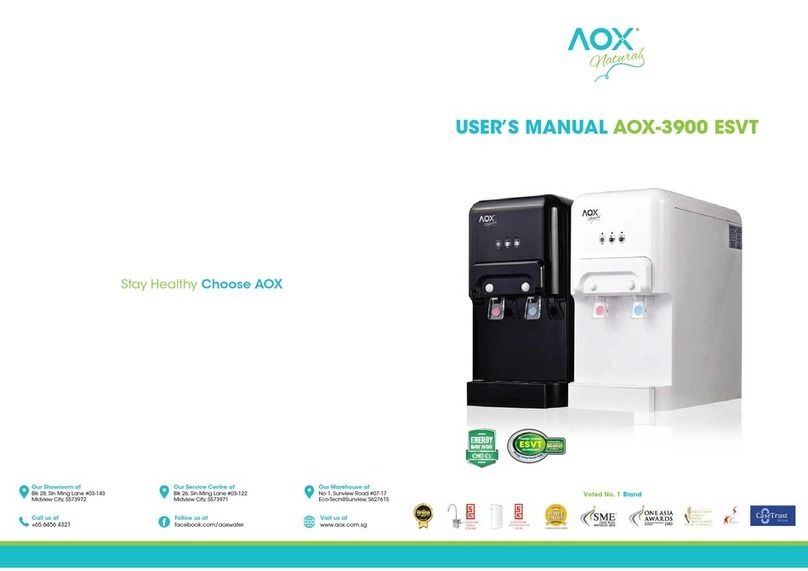 AOX AOX-3900 ESVT user manual