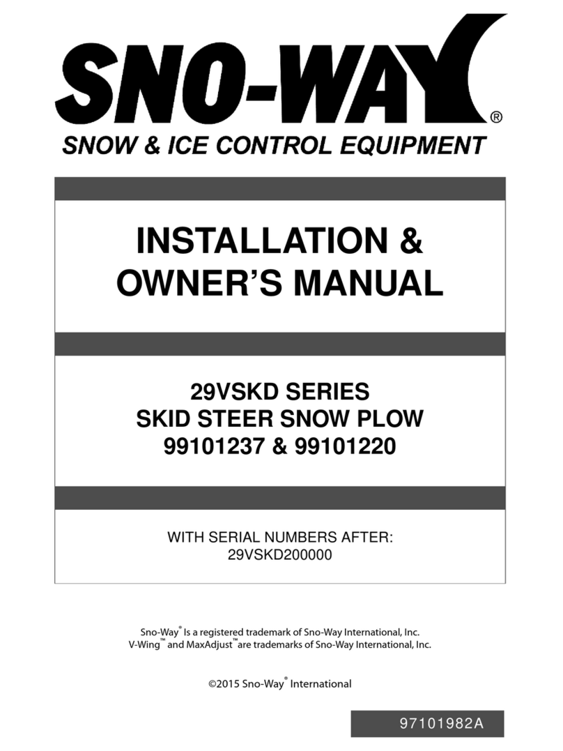 Sno-Way 99101220 Operating instructions