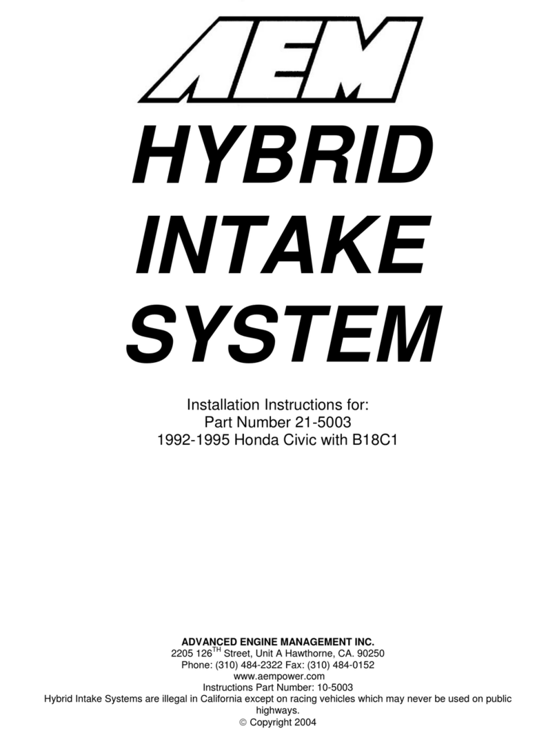 AEM 21-5003 installation instructions