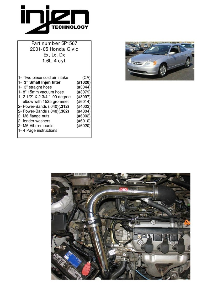 injen technology SP1567 installation instructions