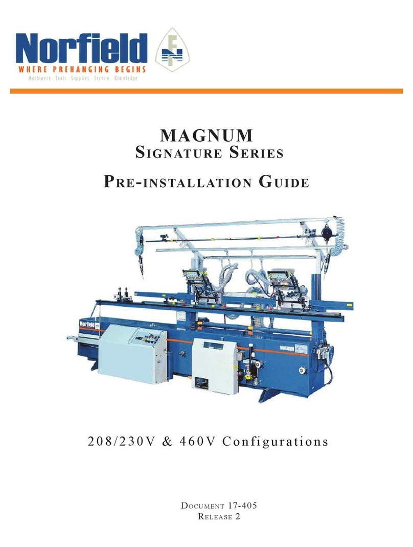 Norfield MAGNUM  SIGNATURE SERIES Pre-installation guide
