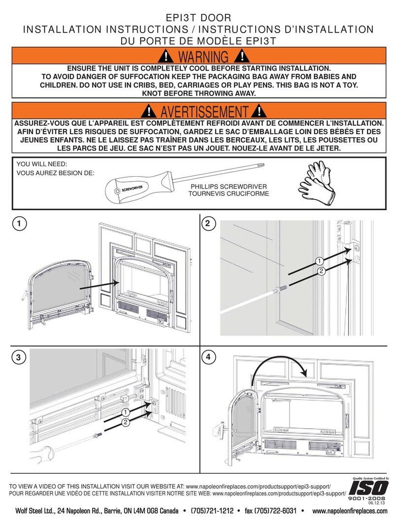 Napoleon EPI3T installation instructions