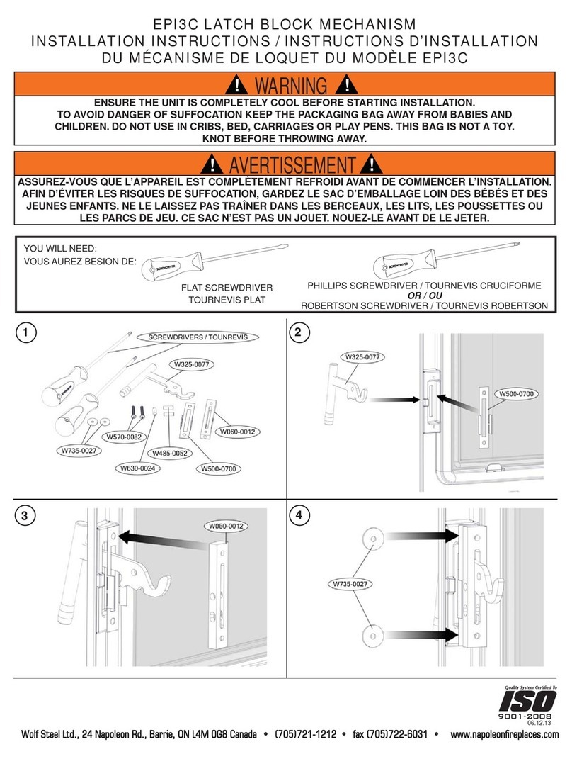 Napoleon EPI3C User manual