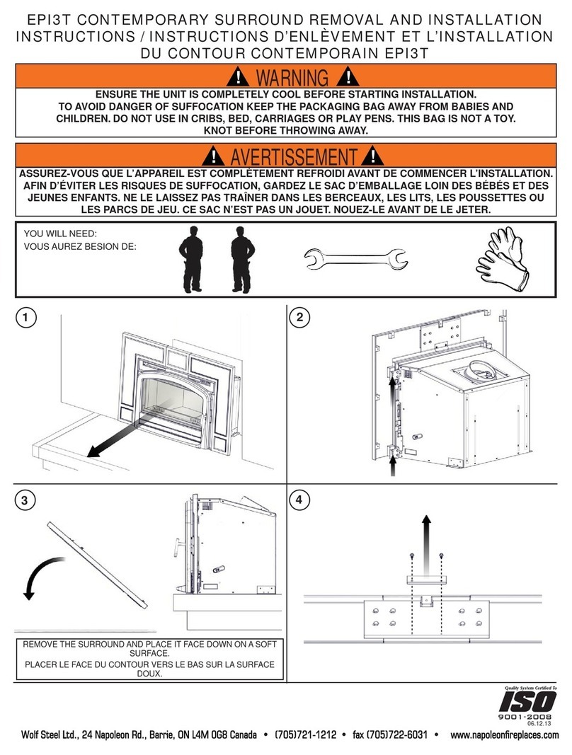 Napoleon EPI3T User manual